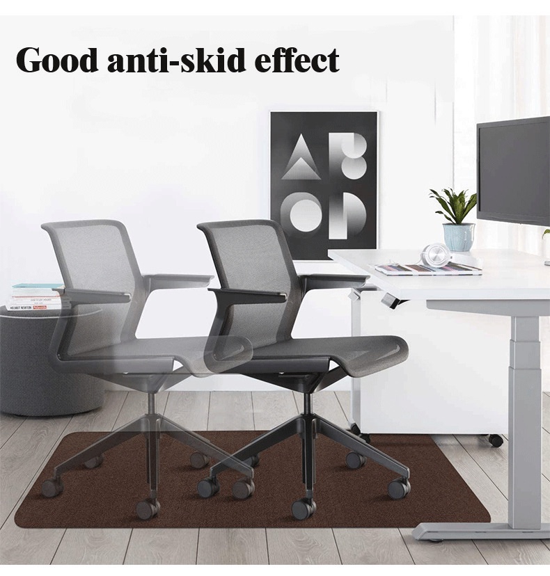 KARAT Floor Protection Mat For Hard Floors, 88 X 120 Cm, Milky White, Floor Protection, Office