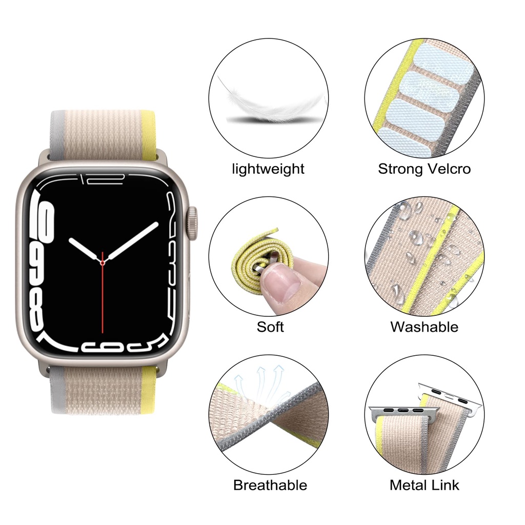 Trail Loop for iwatch series 10 46mm42mm ultra 49mm nylon bracelet ...