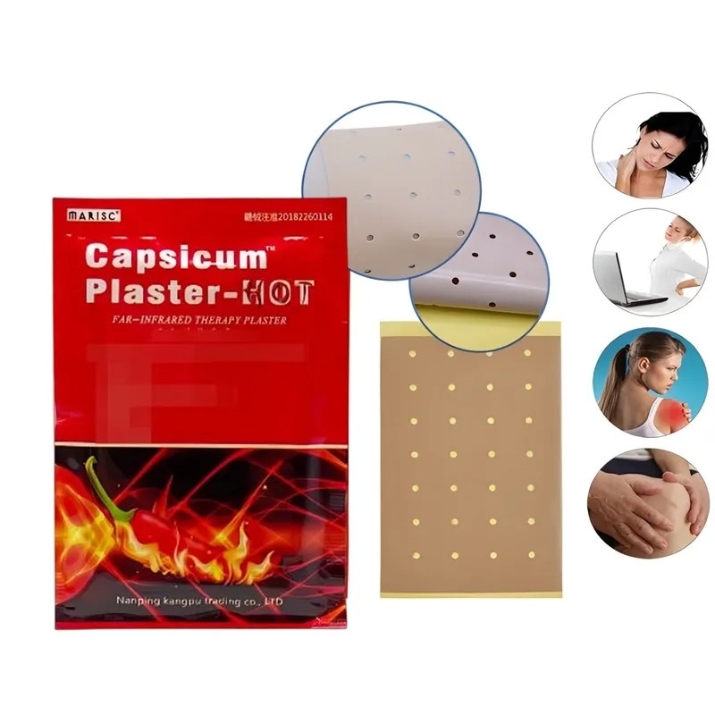 16PCS/2Bags Pain Patch Medical Capsicum Plaster for Joints Porous Hot ...