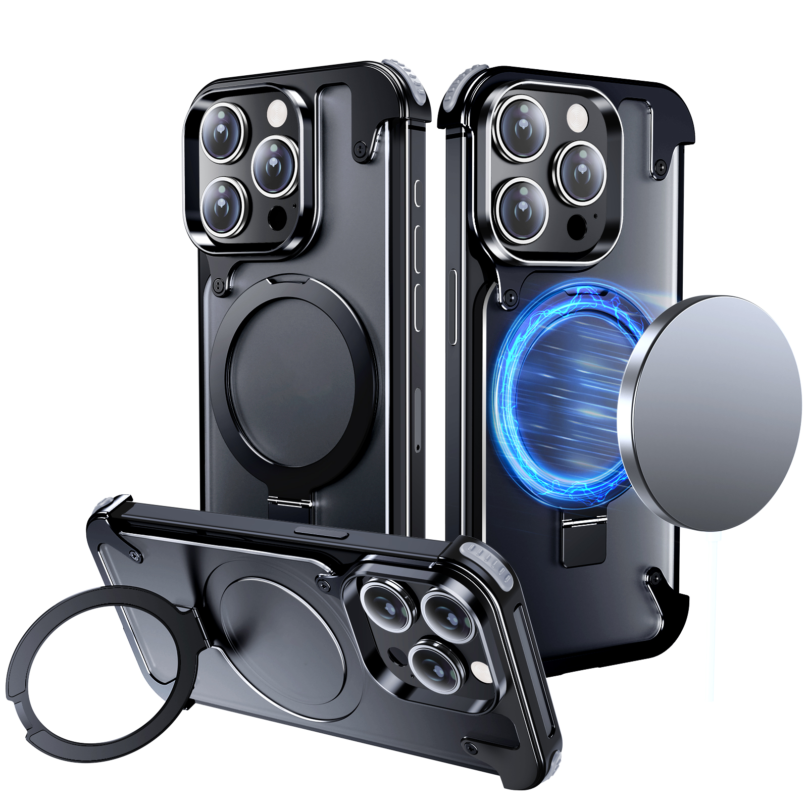 Frameless Iphone 14 Pro Max Case OATSBASF Fraeless For