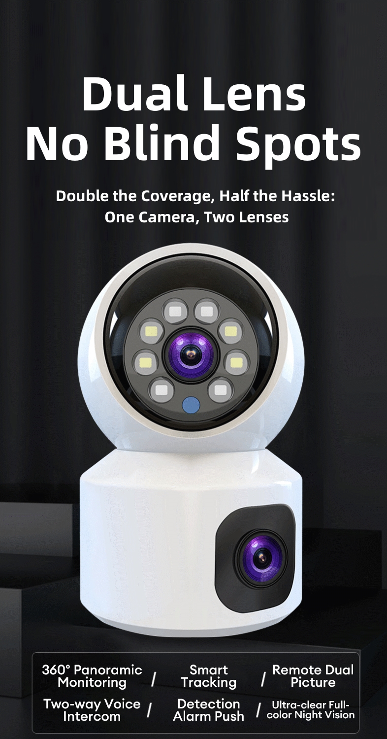 V380 Pro Dual Lens Cctv Camera 360 Wifi Security Camera Connect To ...