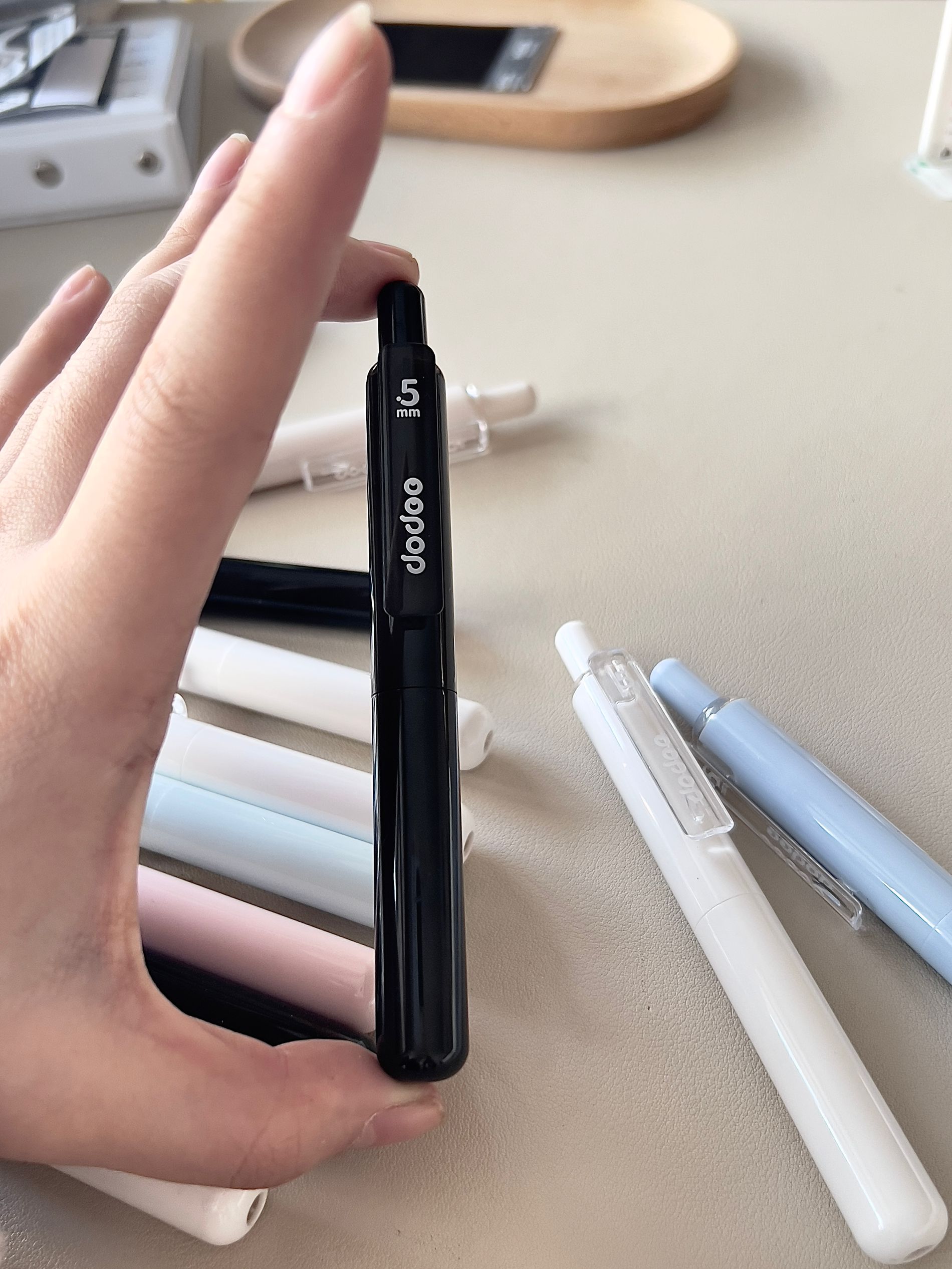 Ohaya | dodoo pen | D406 ins Black Gel pen 0.5mm Cute cs Head Quick ...