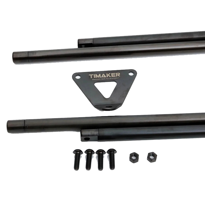 AGEKUSL Bike Rear Rack Bicycle Titanium Alloy Rear Rack TC4 Shelves Use ...