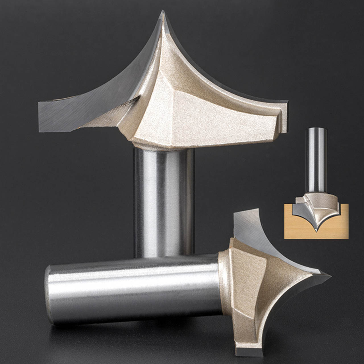 Tideway Point Cutting Round Over Bit Woodworking Tools Carving Tool ...
