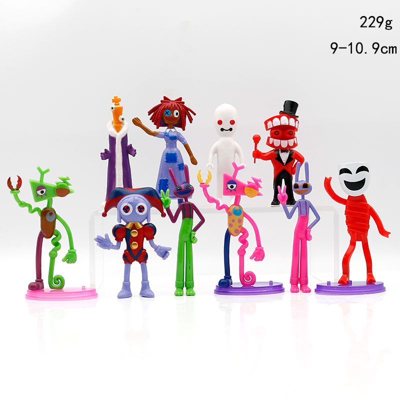 The Amazing Digital Circus Figure Set Pomni Jax Gangle Zooble Action ...