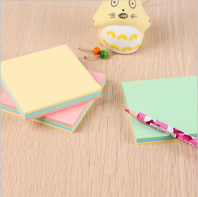 Colorful Note Pad Stationery School Office Supplies 100 Sheets Color ...