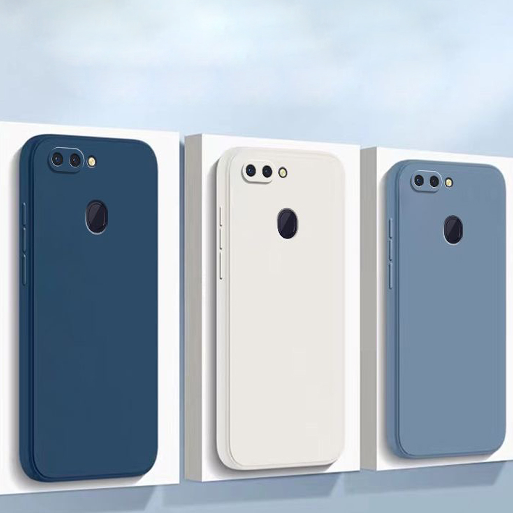 Oppo A5S A7 F9 R15 F5 F7 A3S Square Bumper Frame Slim Soft TPU Silicone ...