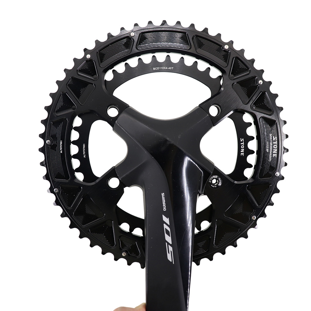 Stone 110bcd Double Chainring for Shimano 105 R7100 UT R8100 DA R9200 ...