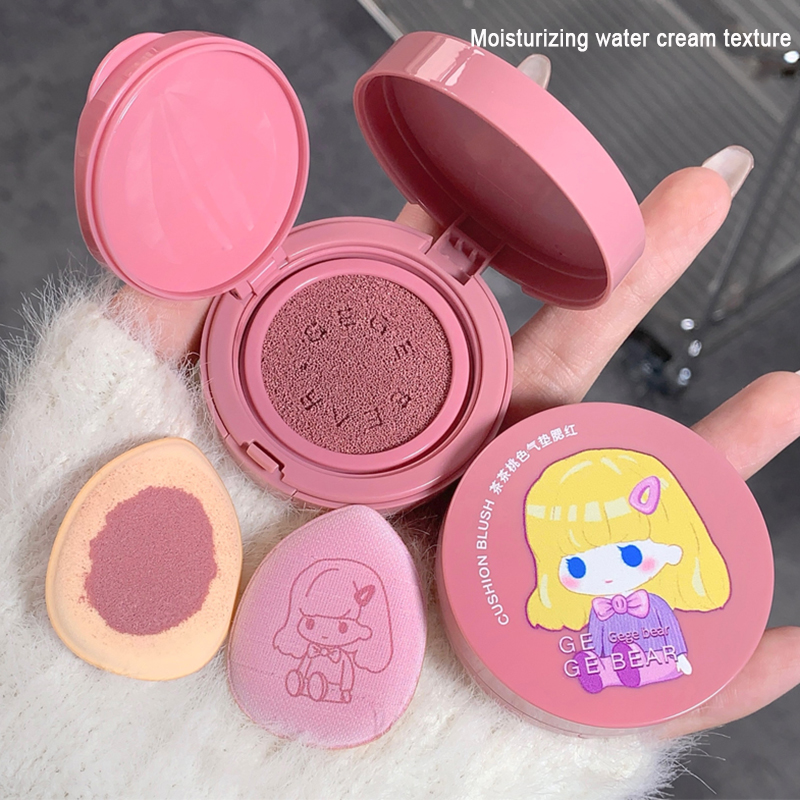 GEGE BEAR Air Cushion Blush Monochrome Blush, Brightening Natural Skin ...