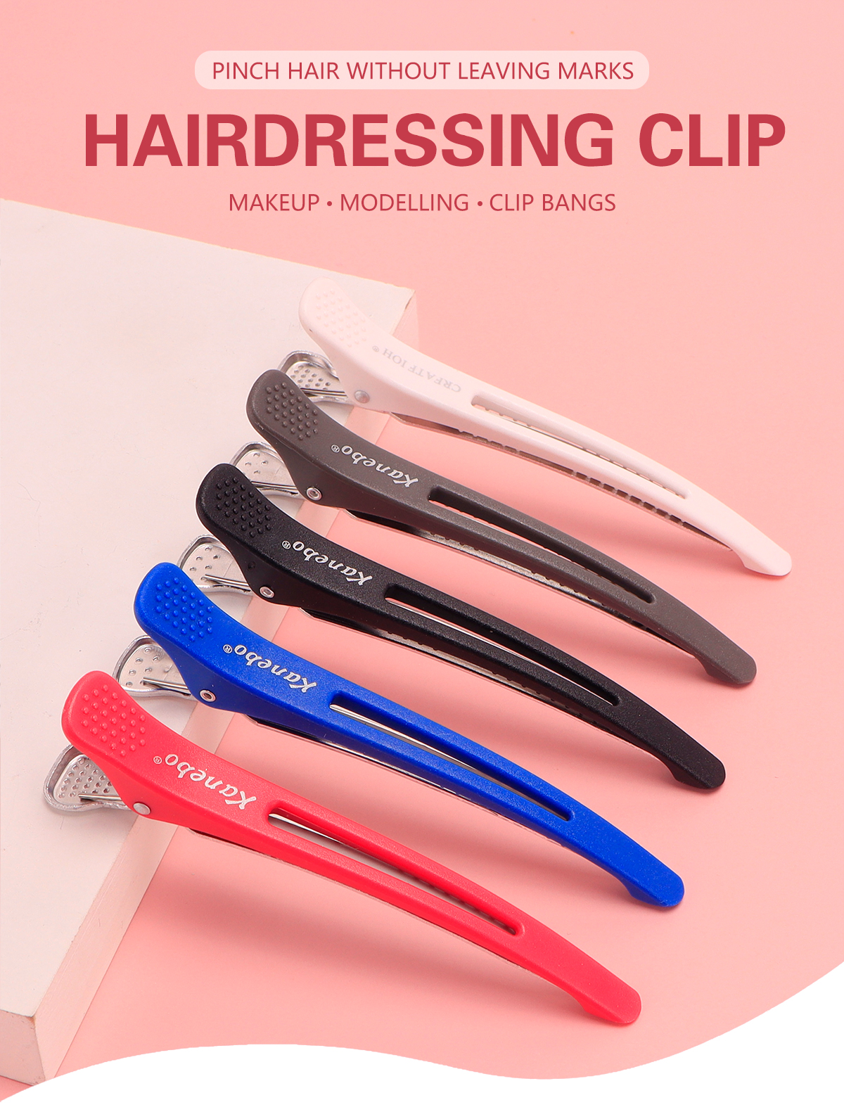 Spot #Hairdressing clip for hair cutting, seamless clip, Korean ...