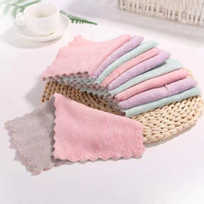 20/10/5 Pieces Soft Towel Water Absorbent Washing Dish Plate Cloth ...