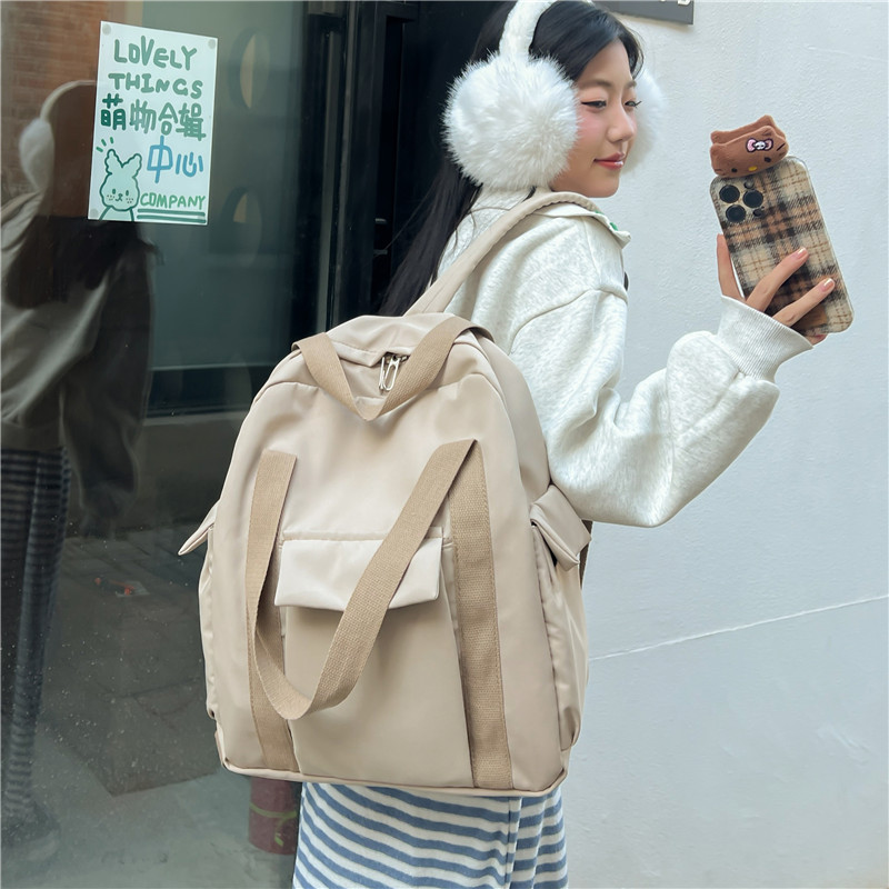 JNK #M8050 Large Capacity Simple Leisure Travel Backpack Nylon Quality ...