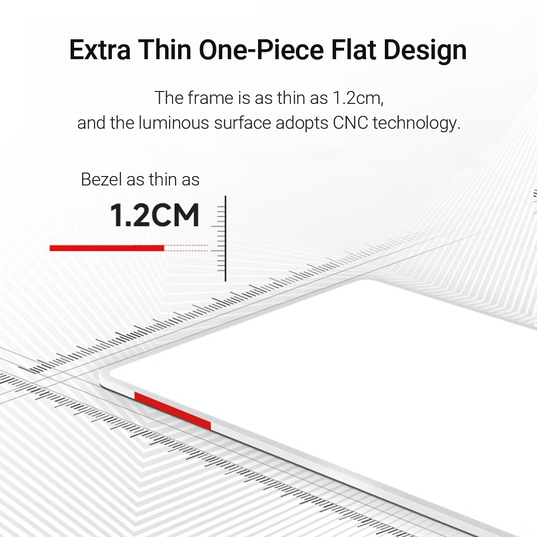 Yeelight Smart Ultra Thin Ceiling Light, Full Spectrum Eye Protection ...