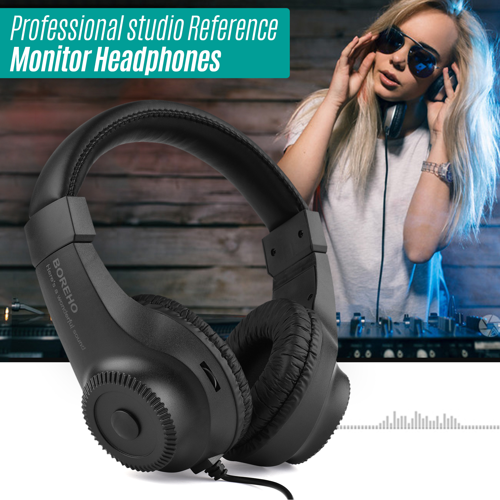 [COD] Wired Stereo Monitor Headphones Professional Studio Reference ...