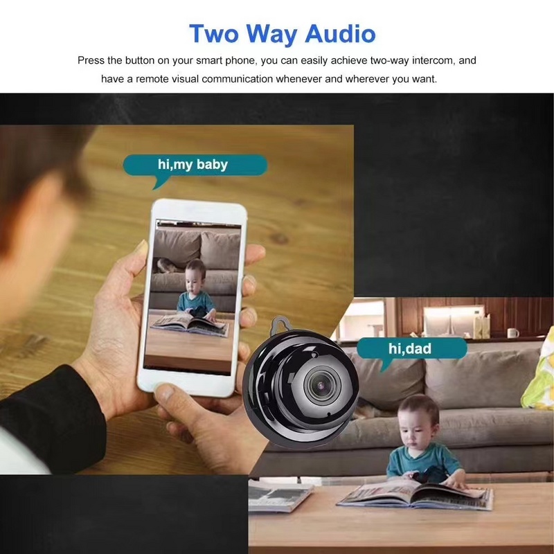 K-TWO Original CCTV Small HD Hidden Camera with Wifi CCTV V380 IP ...
