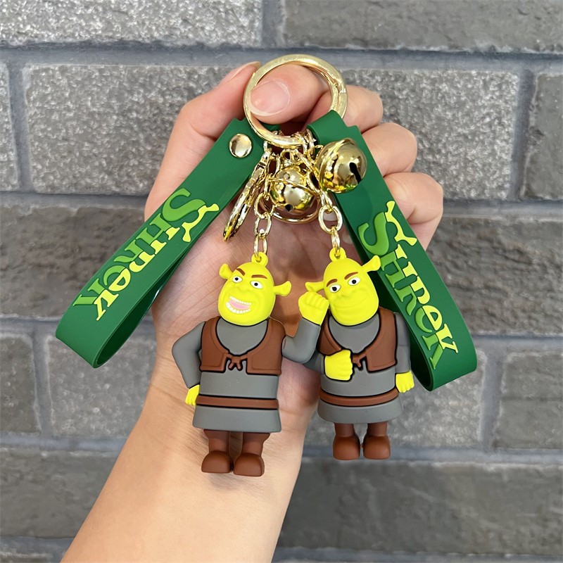 Monster Shrek Keychain Fiona Puss In Boots Donkey for Bag Pendant Cute ...