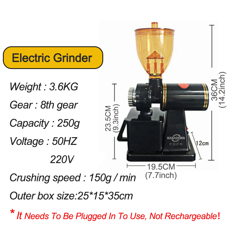 BOBI Household coffee grinder electric small grinder 600N coffee bean