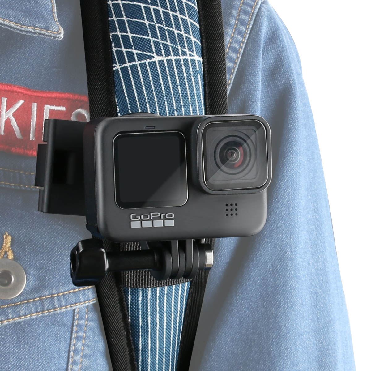 GoPro Hero Backpack Clip Fixed Bracket GoPro 12/11/10/9/8/7/6 Black ...