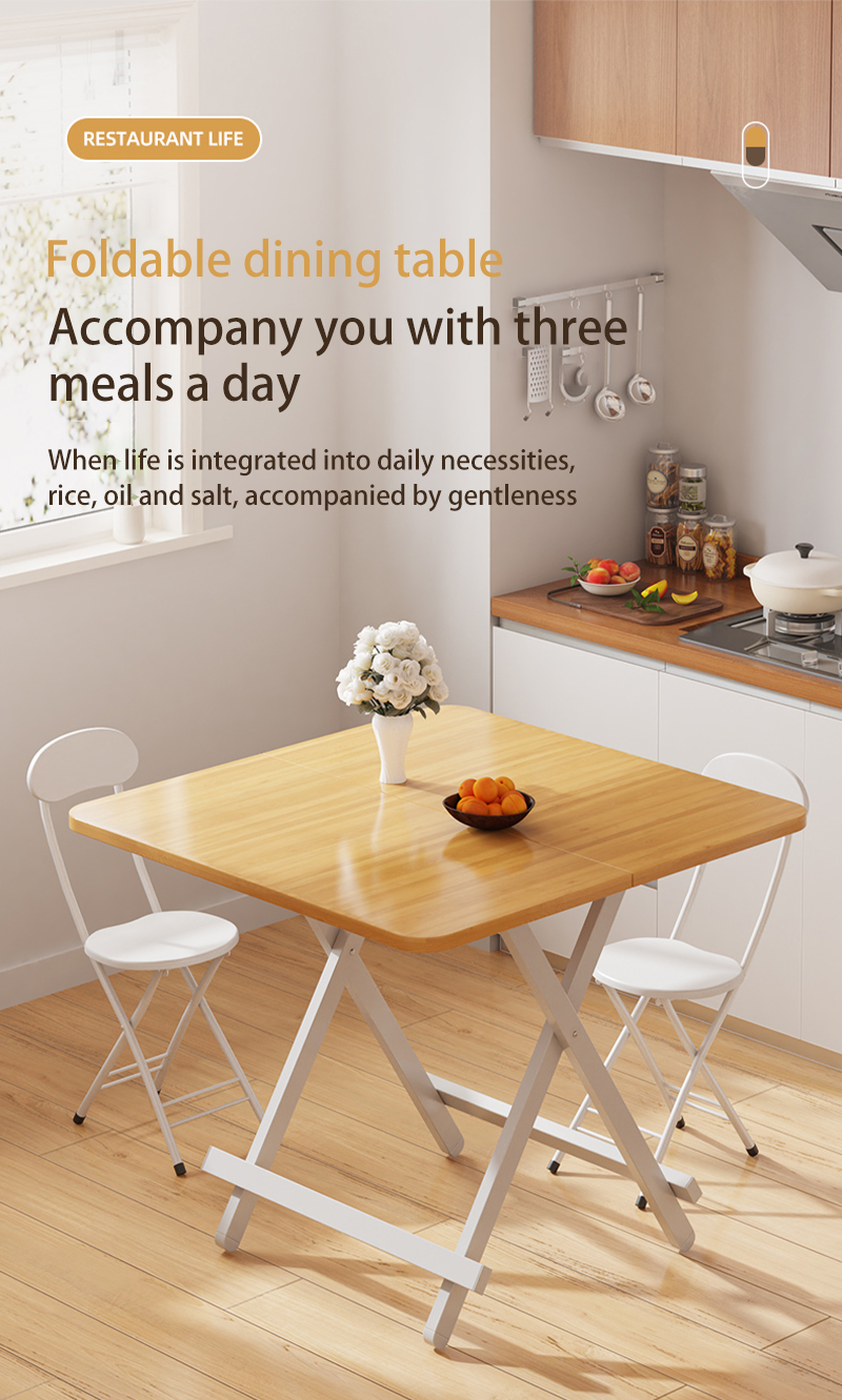 【Low Price Discount】Folding Table Portable Dining Table Home Office ...
