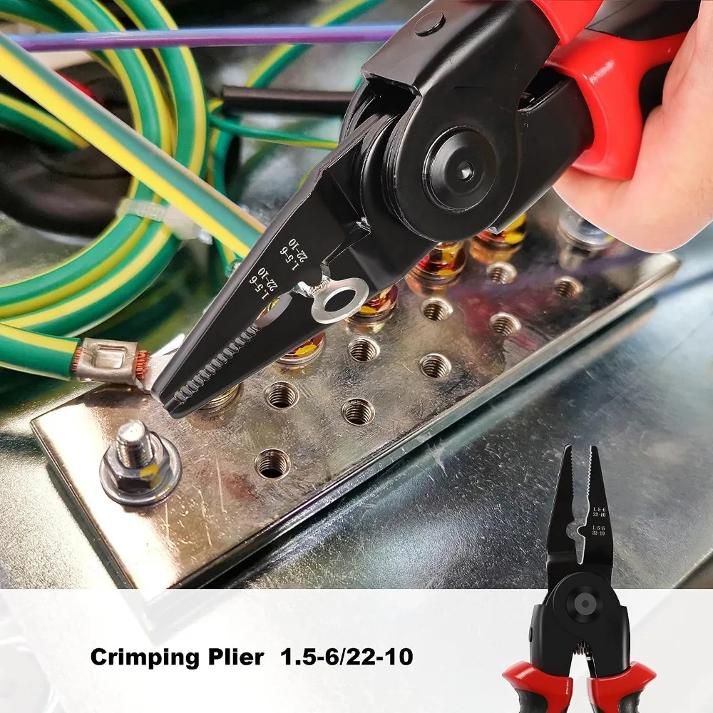 5 in 1 Multifunctional Electrician Pliers Stripping Pliers Wire Cutting ...