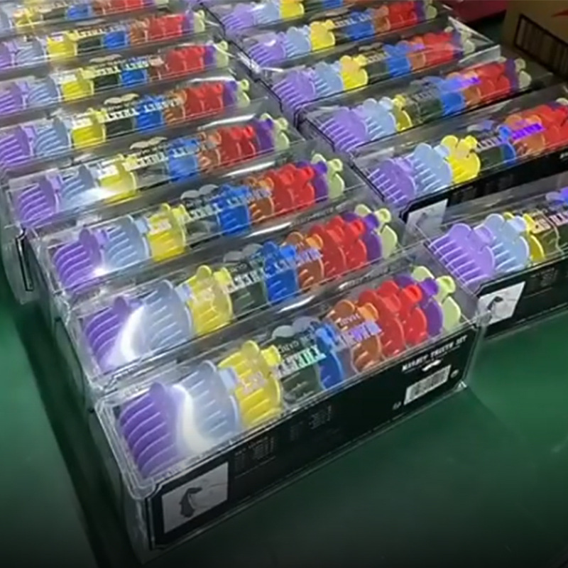 Electric clipper card set positioning caliper 8-piece bagged color ...