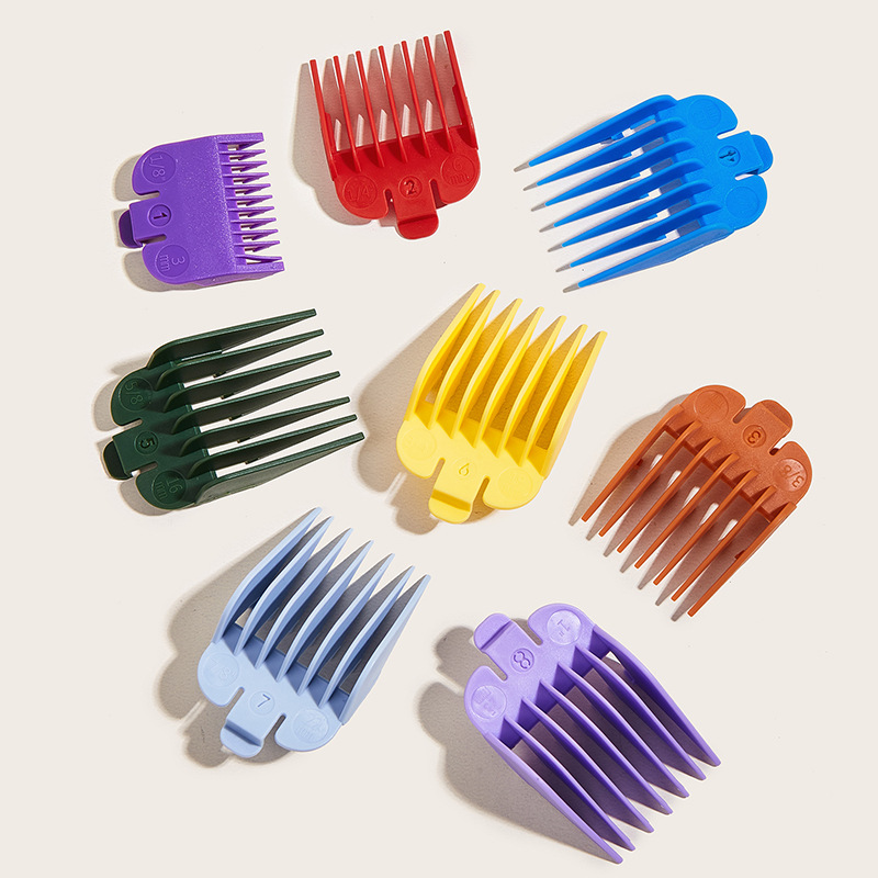 Electric clipper card set positioning caliper 8-piece bagged color ...