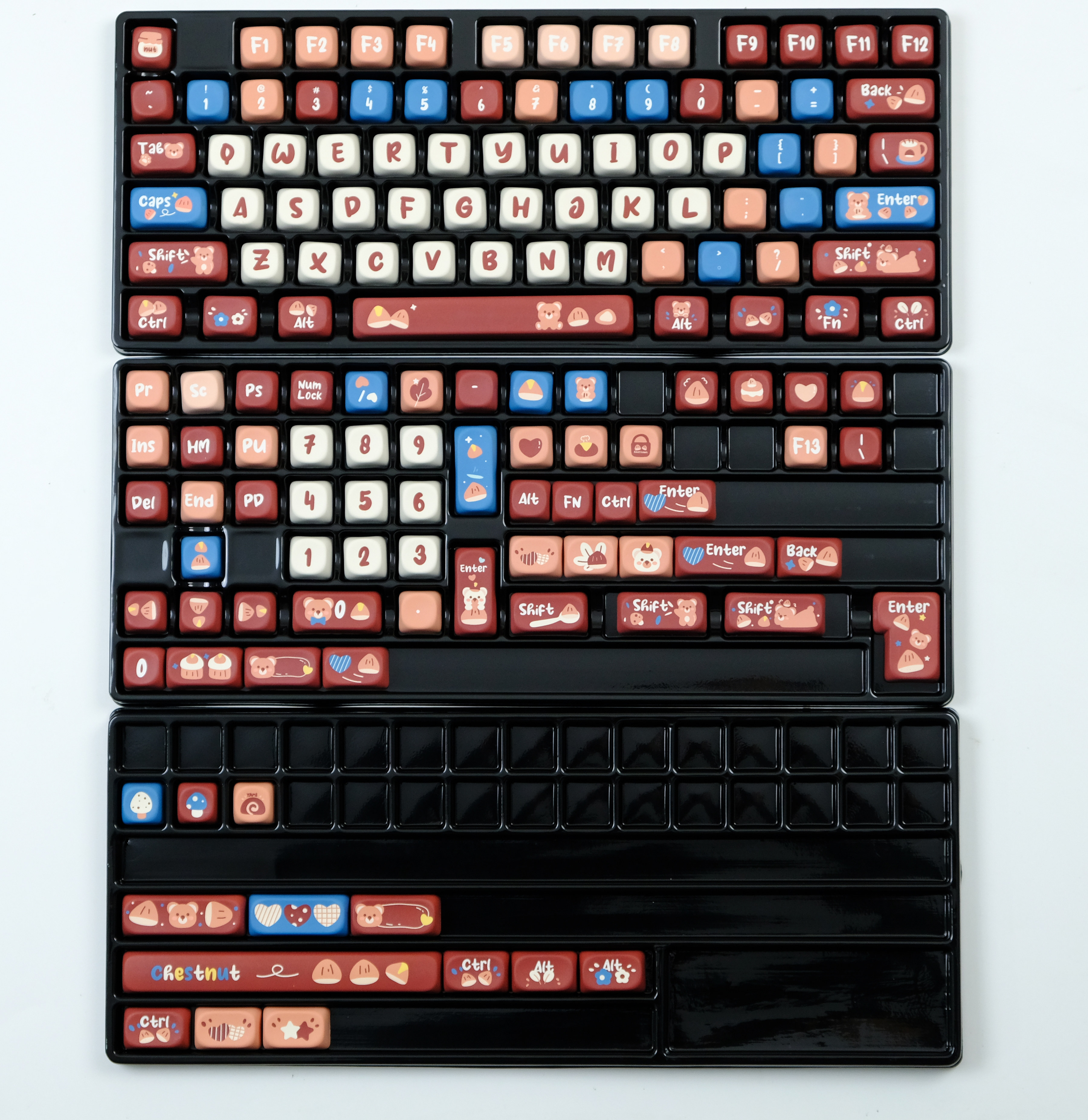 【Original】Humha Caramel Chestnut keycap PBT material Dye-Sublimation ...