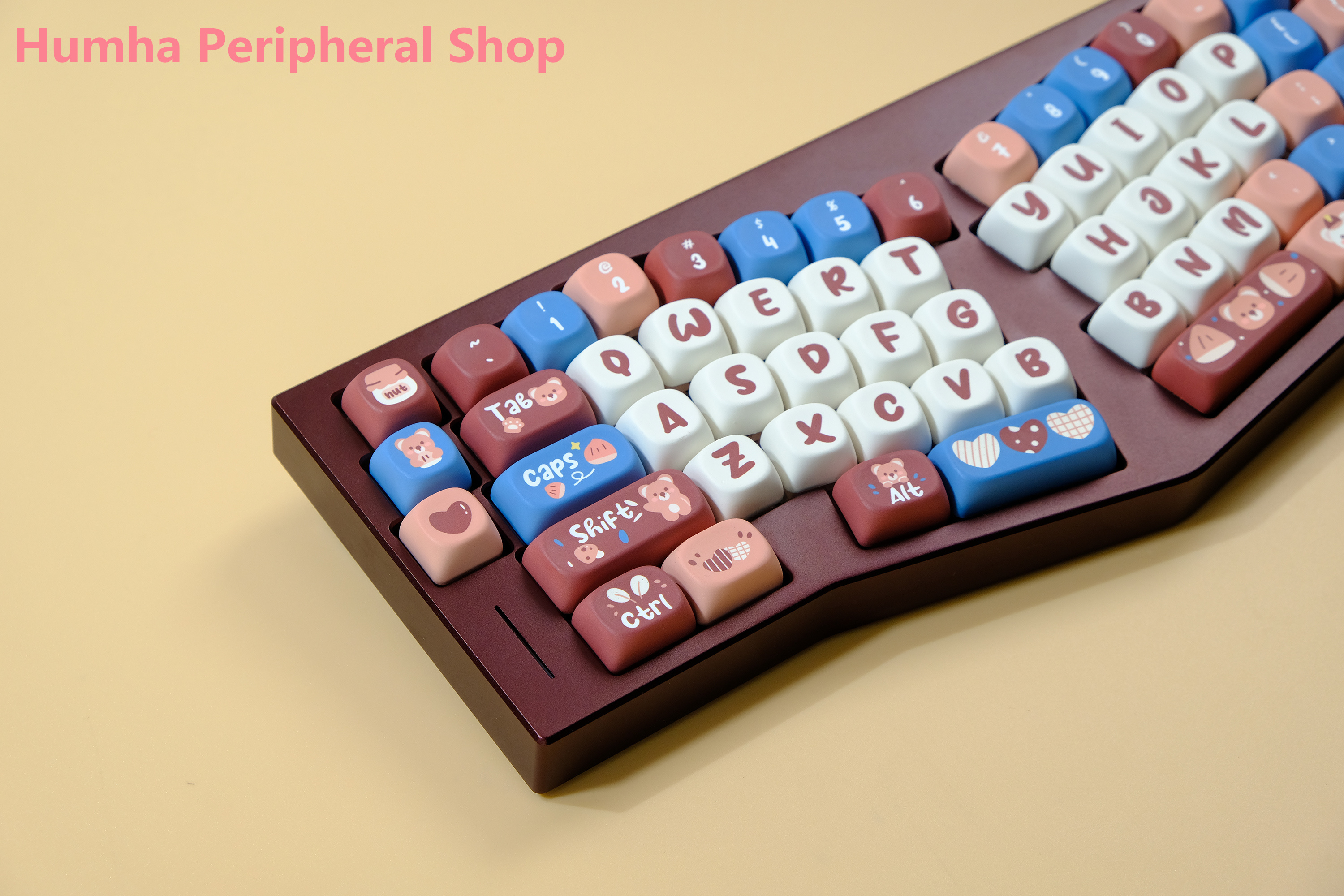 【Original】Humha Caramel Chestnut keycap PBT material Dye-Sublimation ...