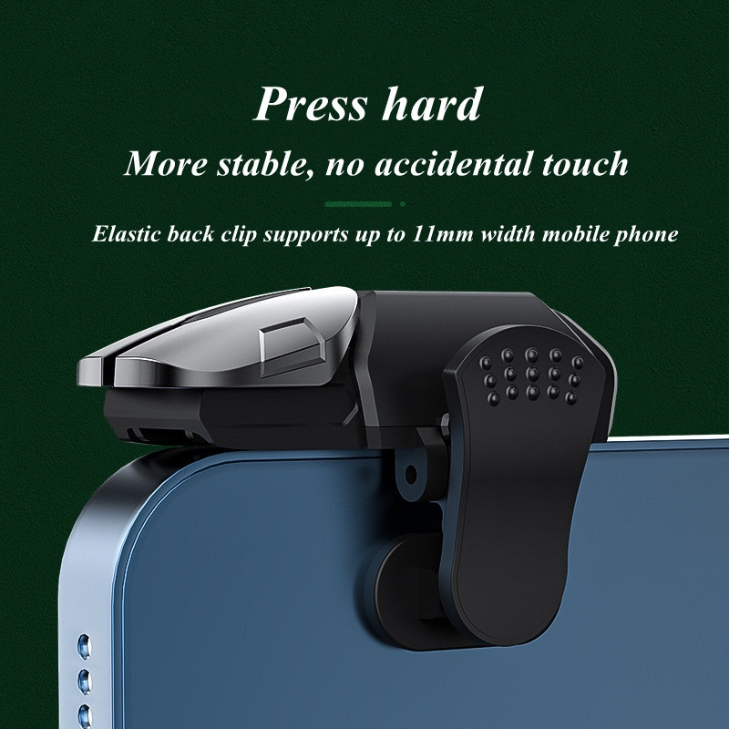 G21 Mobile Game 6 Finger Trigger for PUBG Phone Gaming Controller Alloy ...