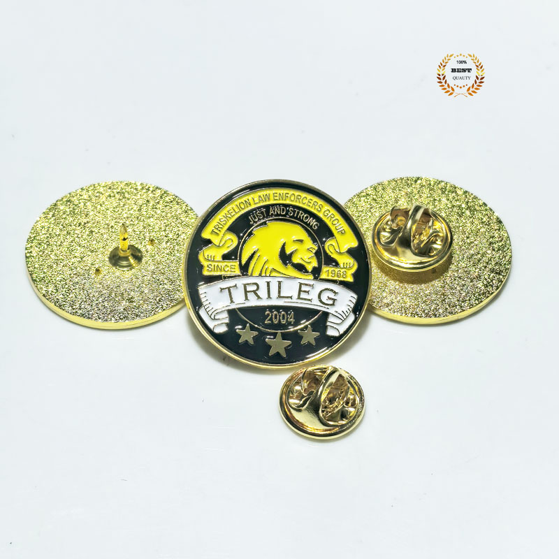High Quality 1inch 3D TRILEG Pin TRISKELION LAW ENFORCERS GROUP Brooch ...