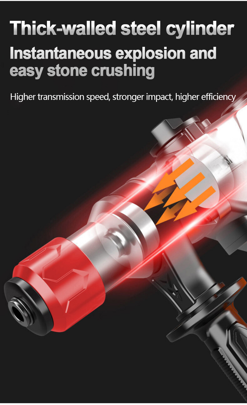 [ Free 7 Drill Bits]Rotary Hammer Drill Chipping Gun/Chipping Jack ...