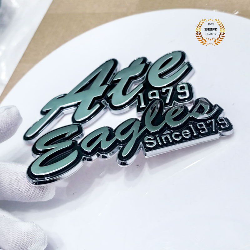 4inch 3D Eagles Club Letters Pattern KUYA Emblem ATE And EAGLES Letters ...
