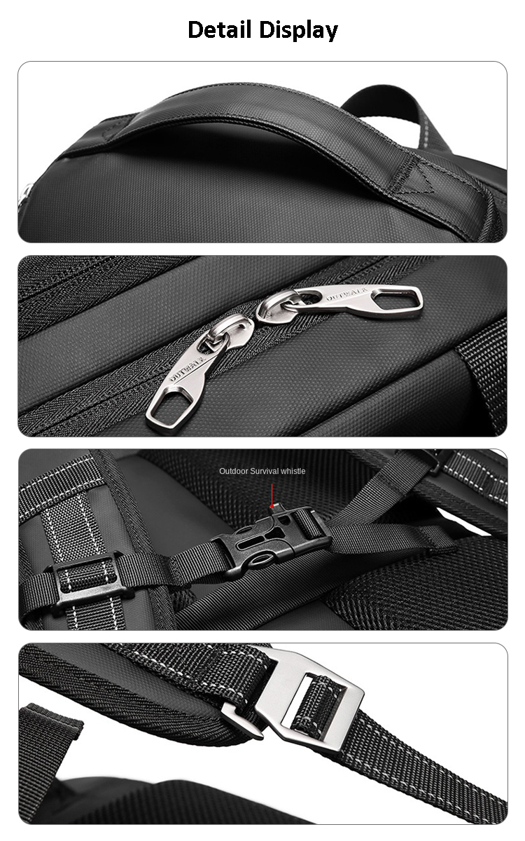 OUTWALK Waterproof Shockproof Double Shoulder Camera Backpack ...