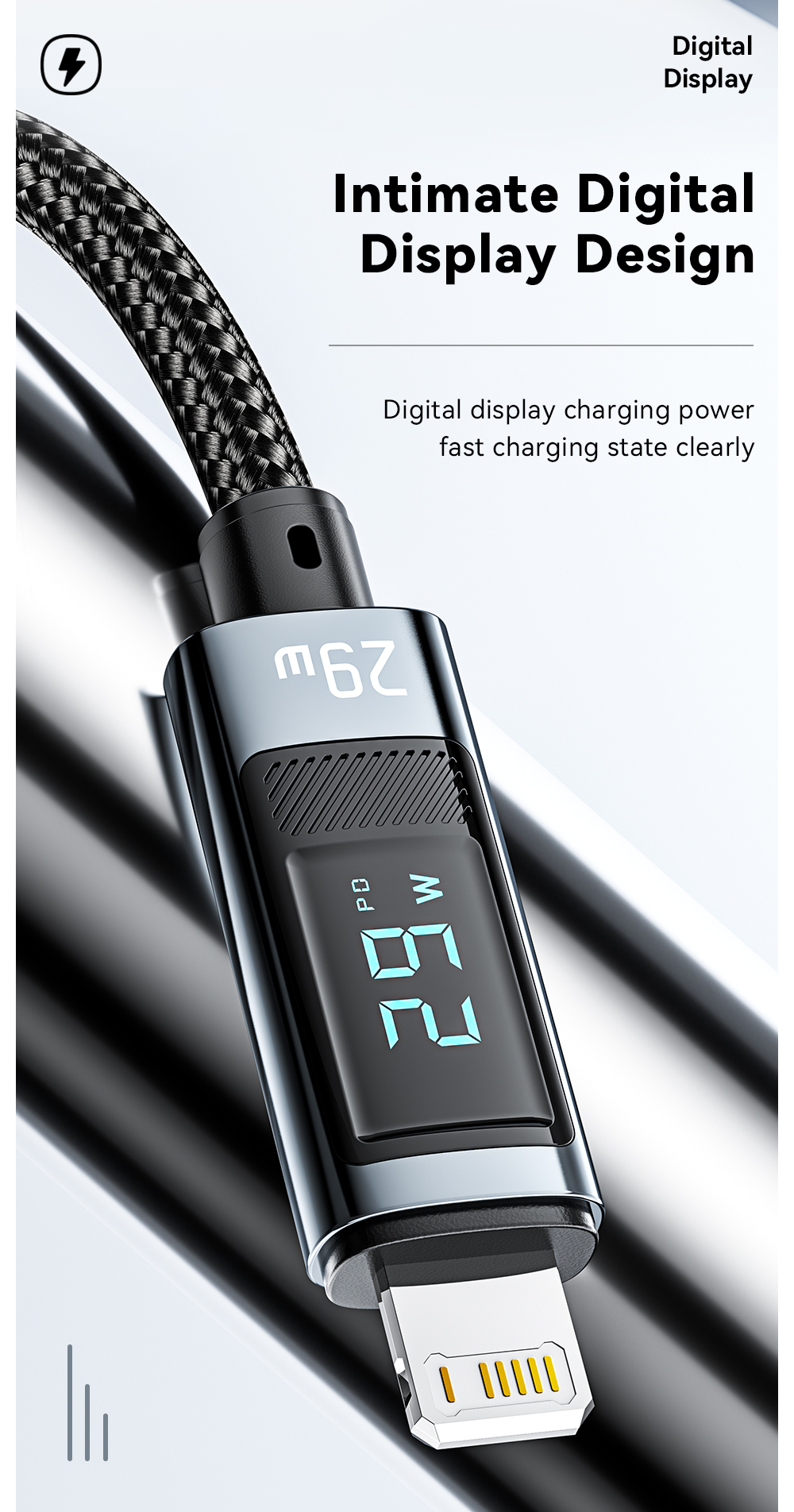 Caricatore Rapido USB-C Tipo C PD Per iPhone 13 12 11 Pro 2M