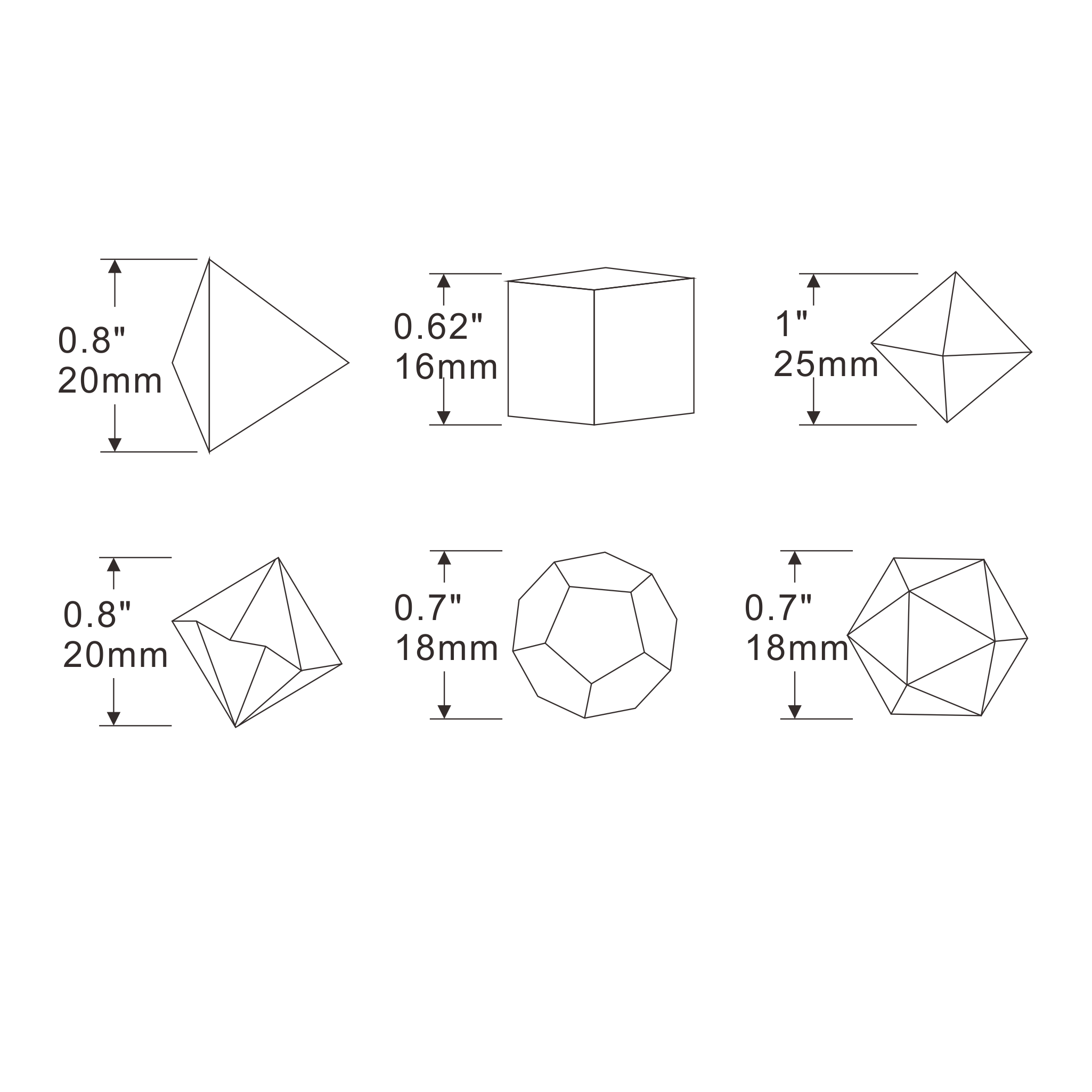 7pcs Set Board Game Dice Set Polyhedral Table Game Dice Role-Playing ...
