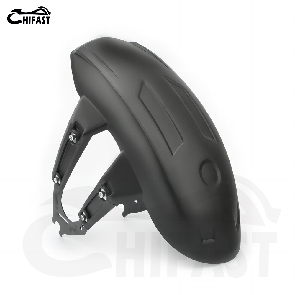HIFAST Motorcycle Universal Rear Mudguard Adjustable Black Fender Mud ...