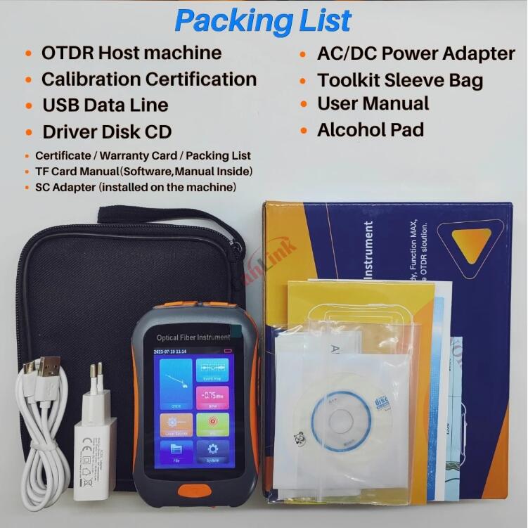 Mini OTDR NK2800 5-IN-1 Active Fiber 1550nm Fiber Optic Reflectometer ...