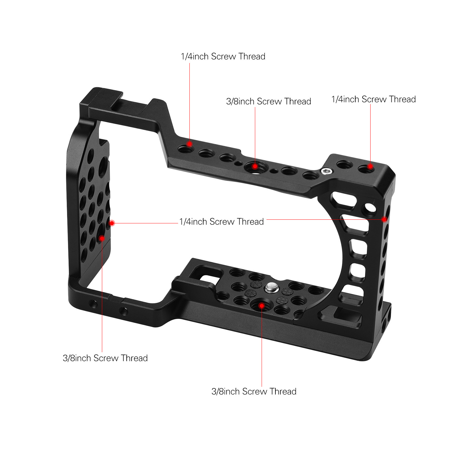 ⚡️24 na oras na paghahatid⚡️ Aluminum Alloy Camera Cage Rig with Cold ...