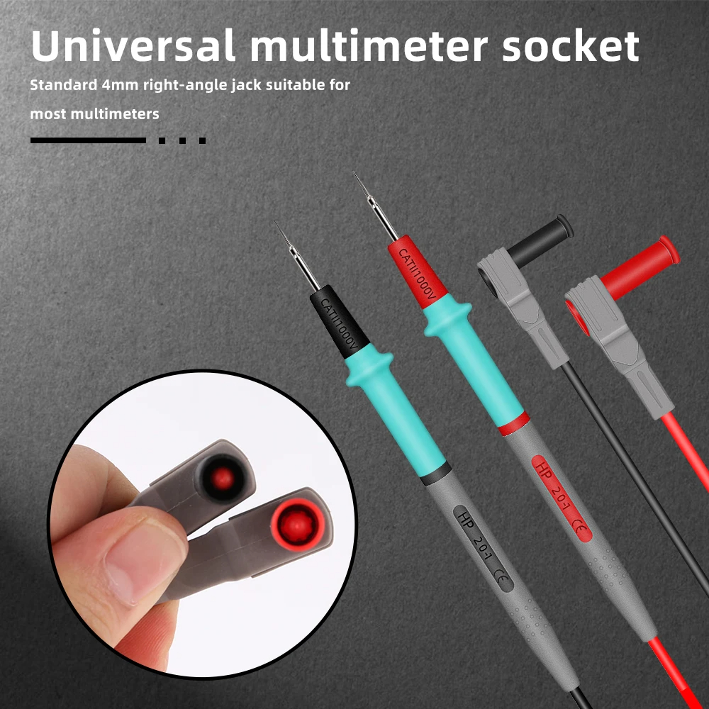 Lengthening 1000V 25A Silicone Test Lead High-precision Measurement ...