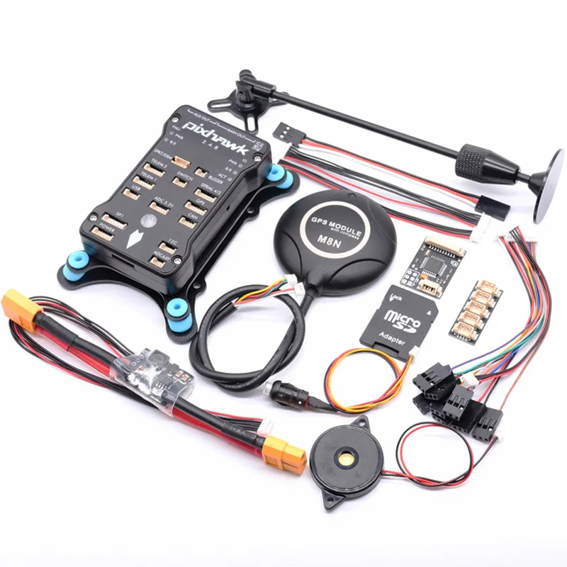 Pixhawk PIX PX4 2.4.8 Flight Controller M8N GPS Module with Built-in ...