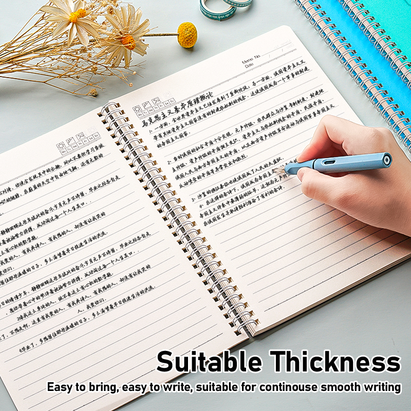 4PCS/Set 360Sheets A5/B5 Size Spiral Notebooks Korean Style Office High ...