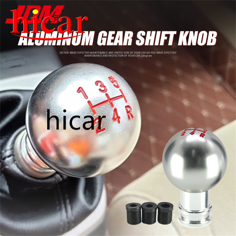 5 /6 Speed Type-R Style Aluminium Racing Silver Gear Shift Knob Manual ...