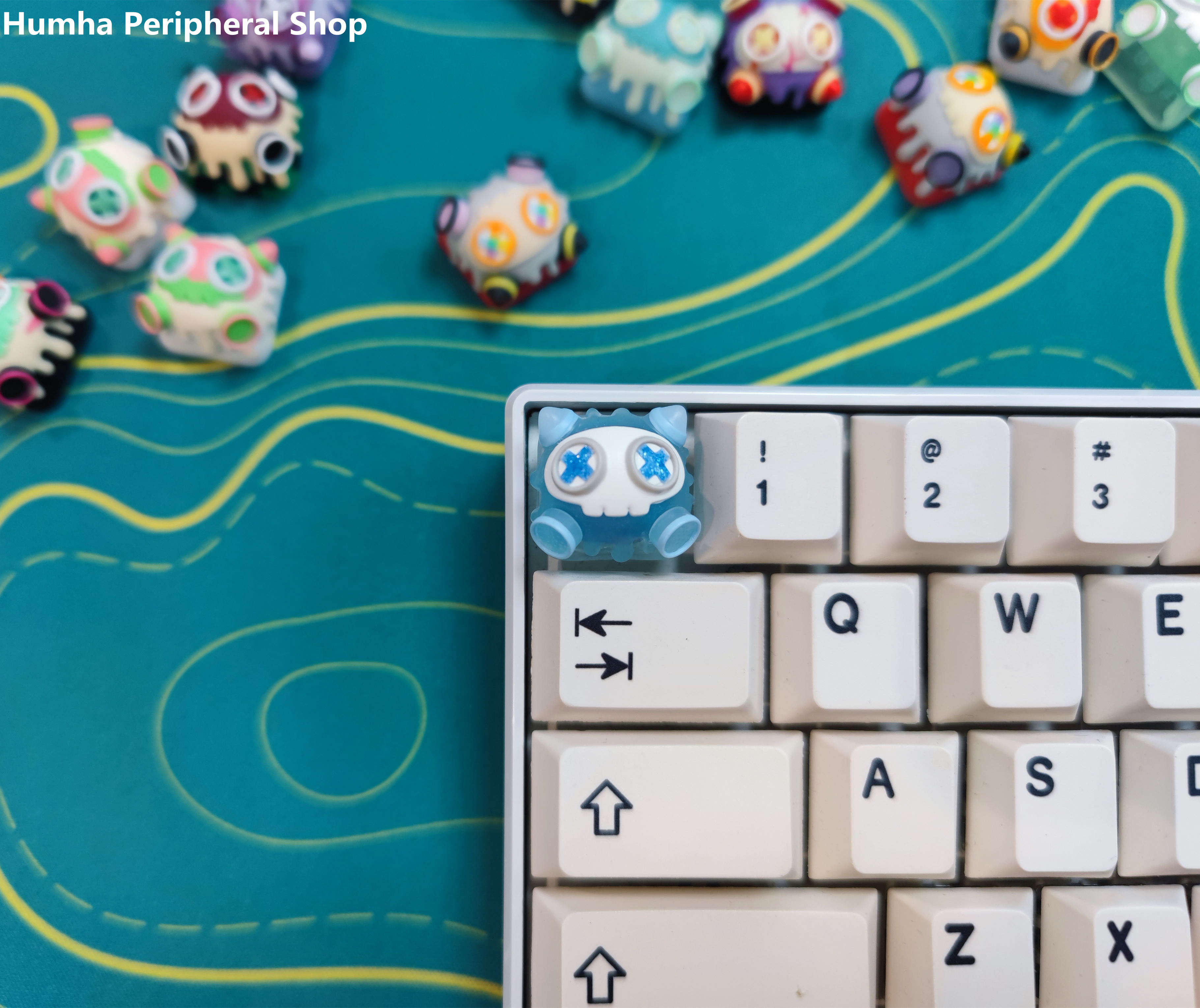 Humha artisan keycap Cell keycap Hand made Resin keycap mechanical ...