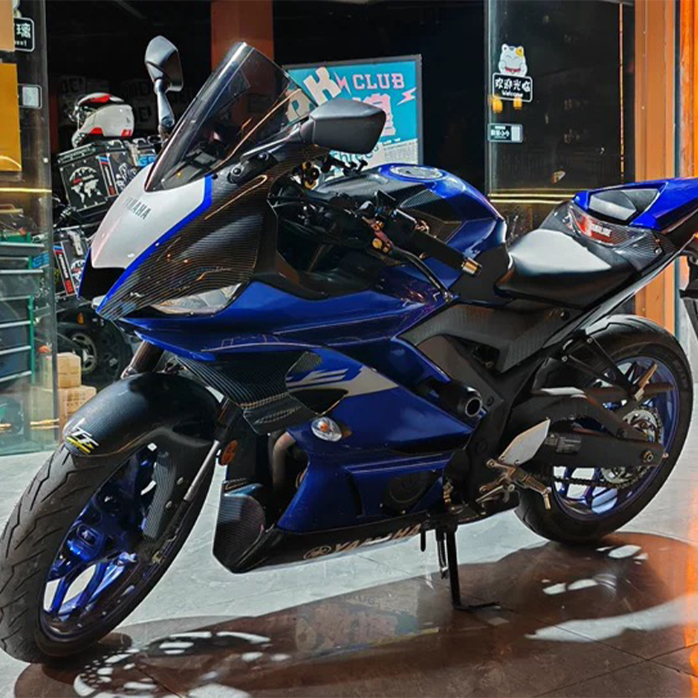 For Yamaha R3 R25 2019-2023 motorcycle special windshield gray black ...
