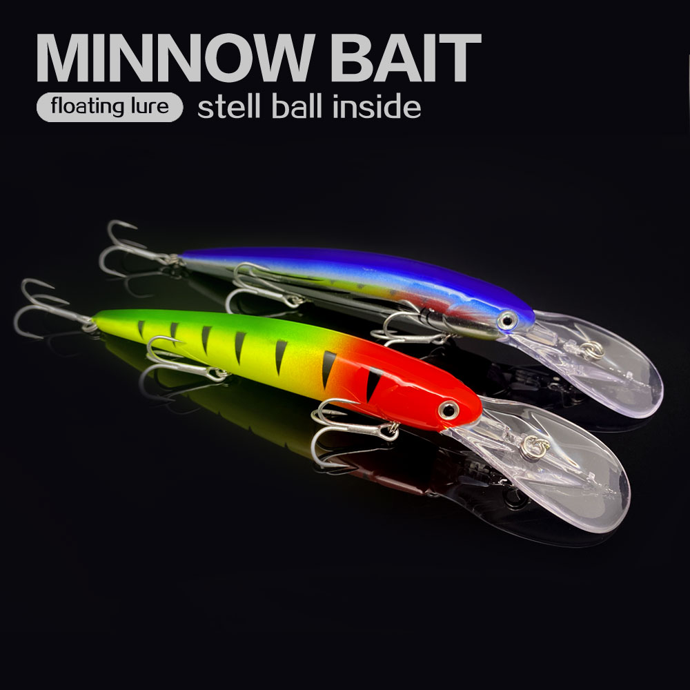 YUEXIN Floating Minnow 16cm/20.7g Killer Peacock Bass Fishing lure