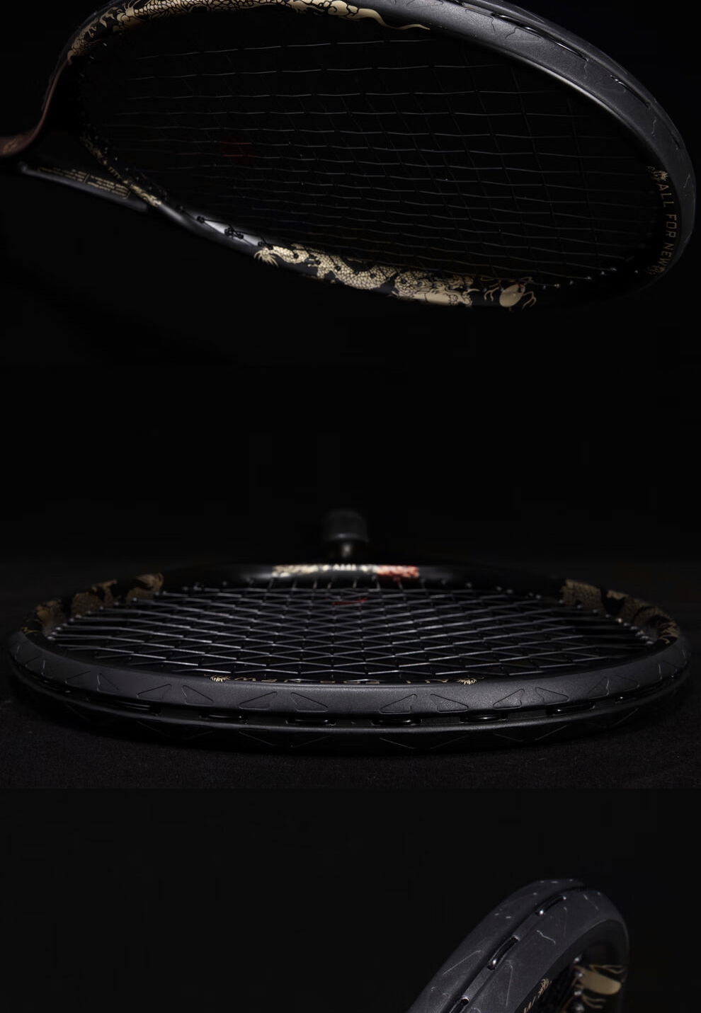 ALP TFTY JL Dragon Max50LBS Tennis Racket 100% Full Carbon Fiber ...