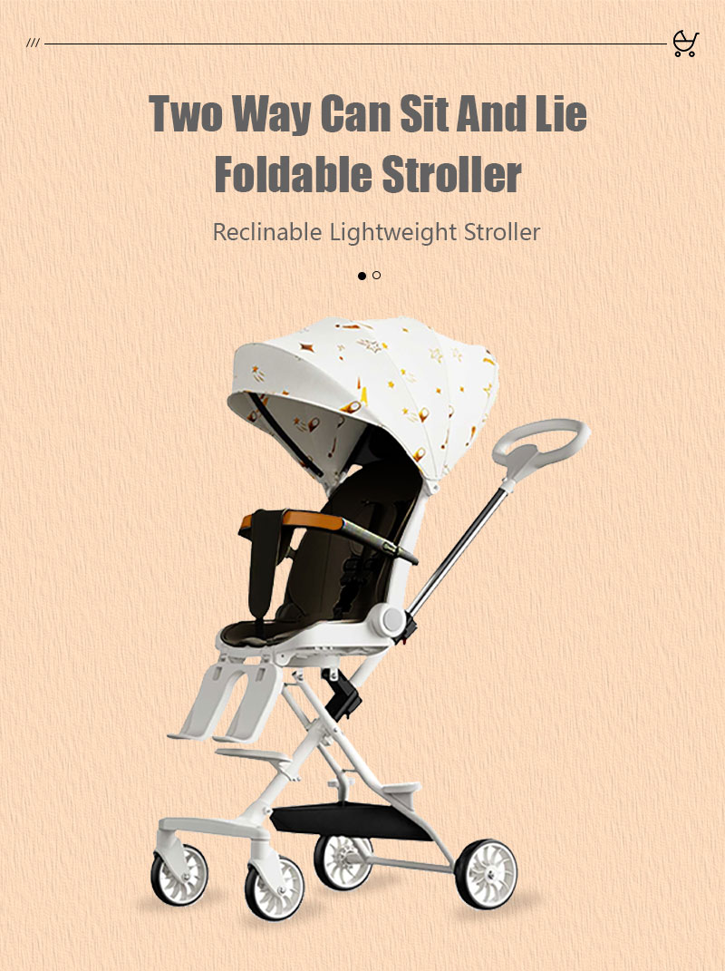EVIANANGEL Stroller For Toddler Baby Stroller Lightweight Foldable Two ...