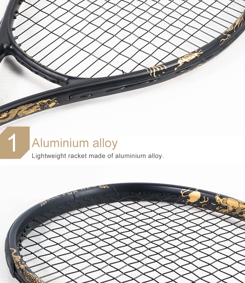 ALPSPORT TFTY JL Dragon Carbon Fiber 280g 50Lbs Tennis Racket For ...