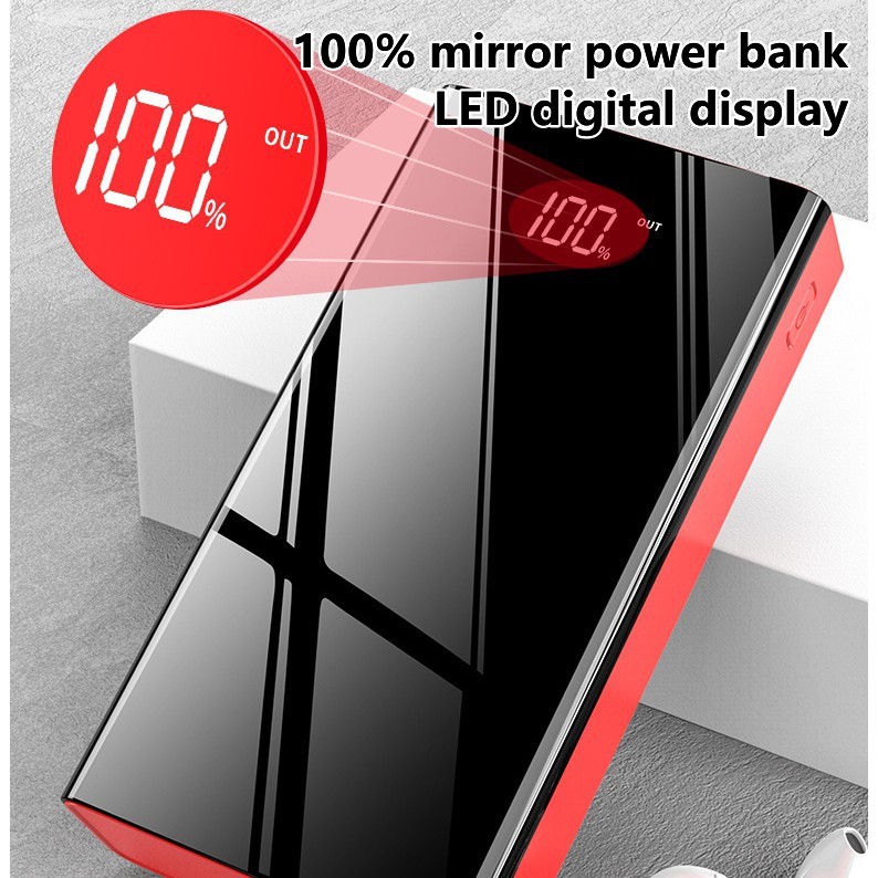 Small gift 】100% 100000mah powerbank original 30W Fast charge 4 USB for ...