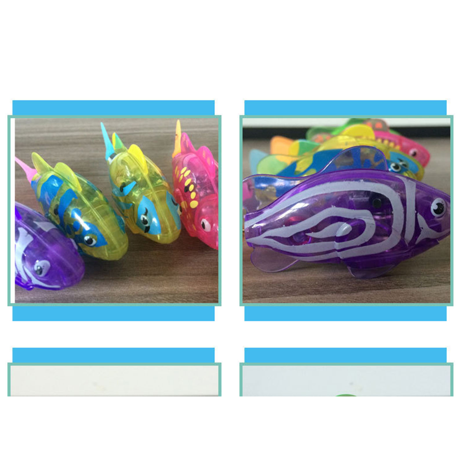2024 Swimming electric fish toy plastic fish toy with light robot fish ...